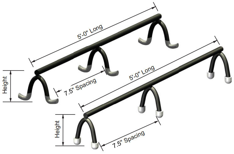 Continuous High Chair-Tipped/Dipped