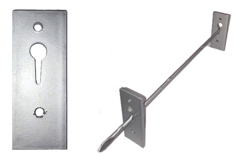 Drill-In Concrete Form Tie Clips