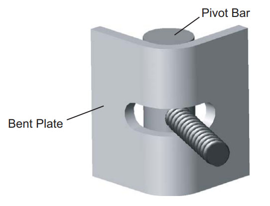 Euro Thread Weld Angle Bracket