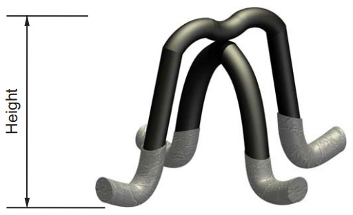 Individual High Chairs Dipped