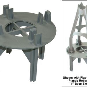 Unichair ® Rebar Support 4" Base Extension - Pat Pend